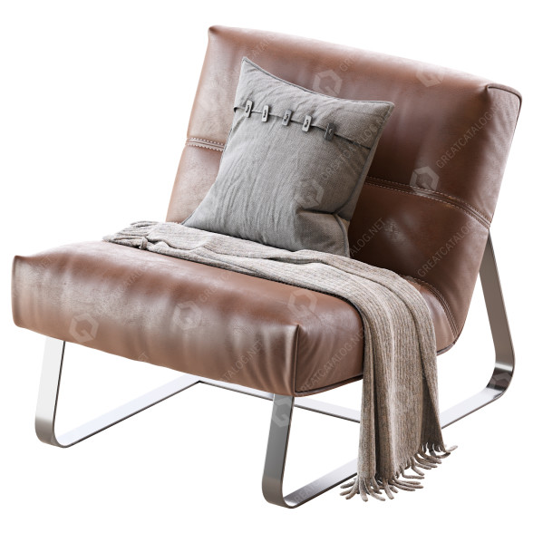 Крісло Loft Leather 3D модель