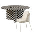 Mesa y sillas Casamilano Baron Sea Foam and Round - HenMat