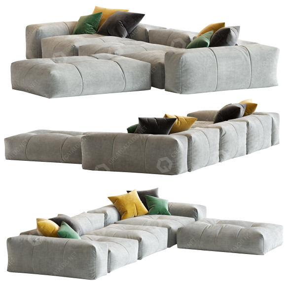 Sofa Saba Pixel N 17 3D model