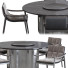 Стіл та стільці Minotti Fynn and Wedge - HenMat