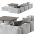 Canapé et table basse Saba Pixel N 15 - HenMat
