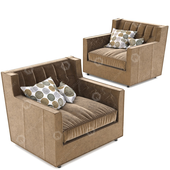 Sillón Osama Mohamed Design Studio Candace Swivel Modelo 3D