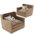 Sillón Osama Mohamed Design Studio Candace Swivel - osama.abdelrazzik