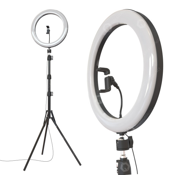 LED-Ringlicht Hama SpotLight Steady 120 3D-Modell