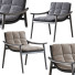 Стілець Minotti Fynn Saddle Hide Easy - HenMat