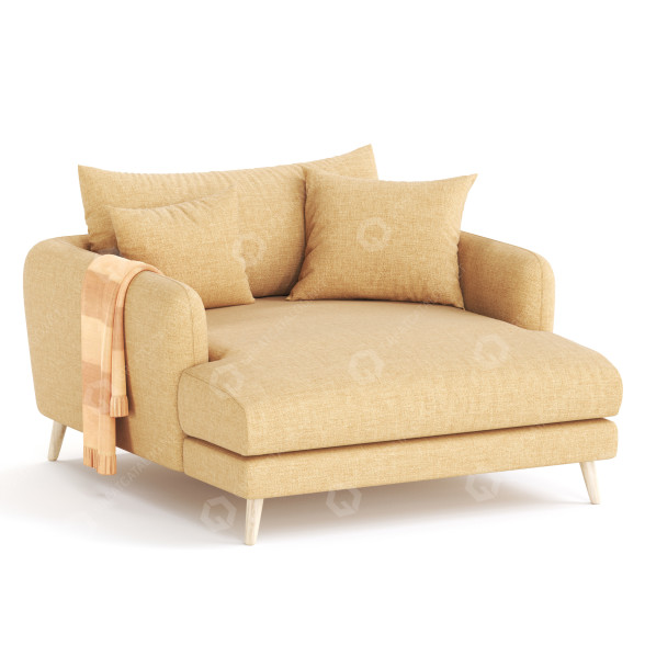 Chaise Longue Loaf Squishmeister Love Seat Modelo 3D