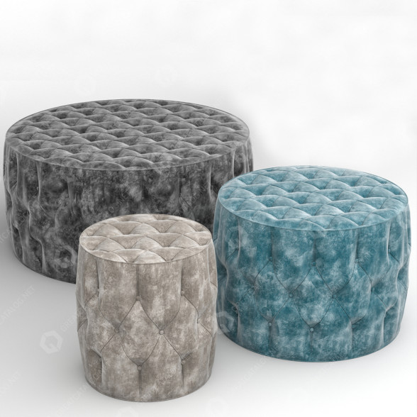 Пуфи Osama Mohamed Design Studio Ikandi Maxwell 3D модель