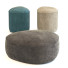 Ottoman and Pouf West Elm Pebble - HenMat