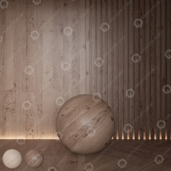 Panel Seamless Wood Material modèle 3D