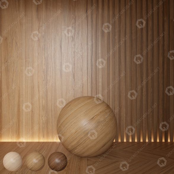 Панель Seamless Wood Material 3D модель