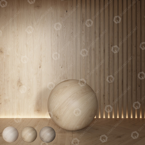 Панель Seamless Wood Material 3D модель