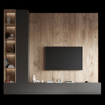 ТВ стінка та декор Tv Zone