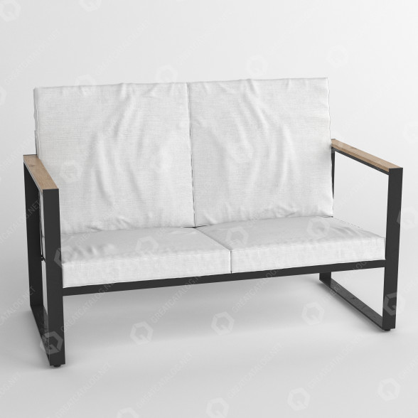Sofá Osama Mohamed Design Studio Black Welders Modelo 3D