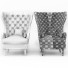 Sessel Osama Mohamed Design Studio Souvereign Tufted Wing - osama.abdelrazzik