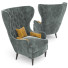 Sessel Osama Mohamed Design Studio Souvereign Tufted Wing - osama.abdelrazzik