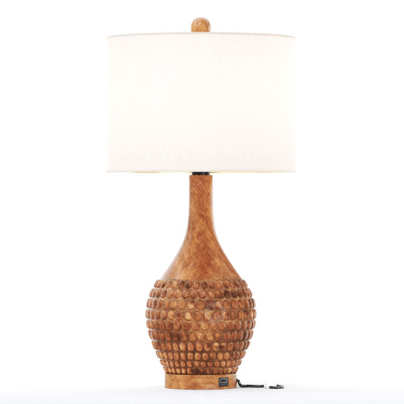 Lampa stołowa Mistana Asher Set with USB model 3D