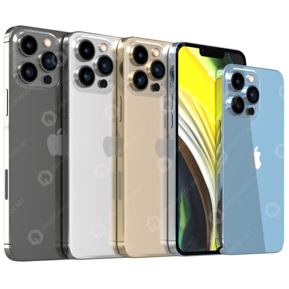 Phones Apple iPhone 13 Pro & Pro Max 3D model