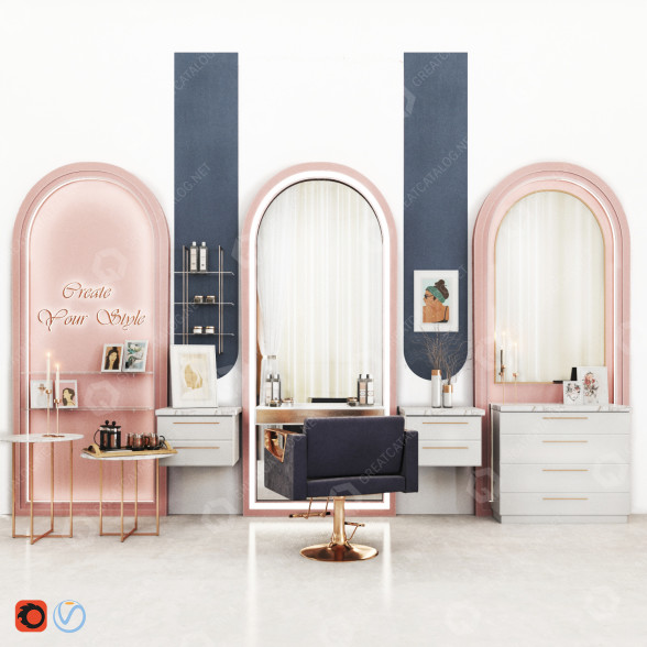 Салон Beauty 01 3D модель