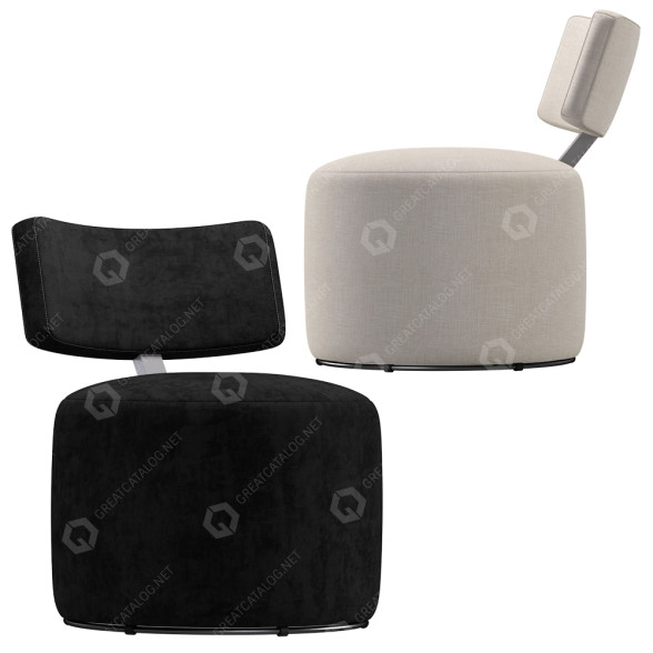 Fauteuil Sits Mokka modèle 3D