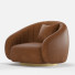 Fotel Eichholtz Swivel Brice Leather - QrisTina
