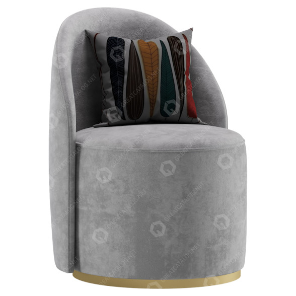 Fotel Fat Albert Gray model 3D