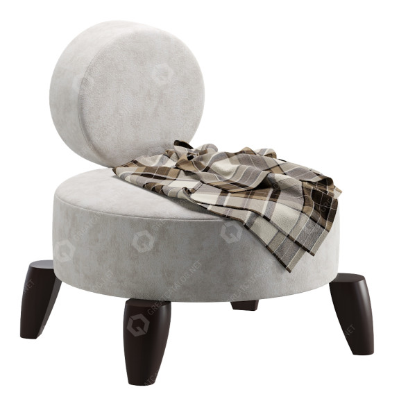 Fauteuil Maison Gerard Contemporary Lounge by Franck Evennou modèle 3D