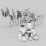 Вазы и растения Decorative Set 3 - Hemase