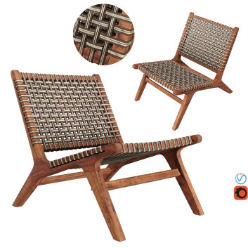 Крісло Maisons Du Monde Nairobi Garden 3D модель