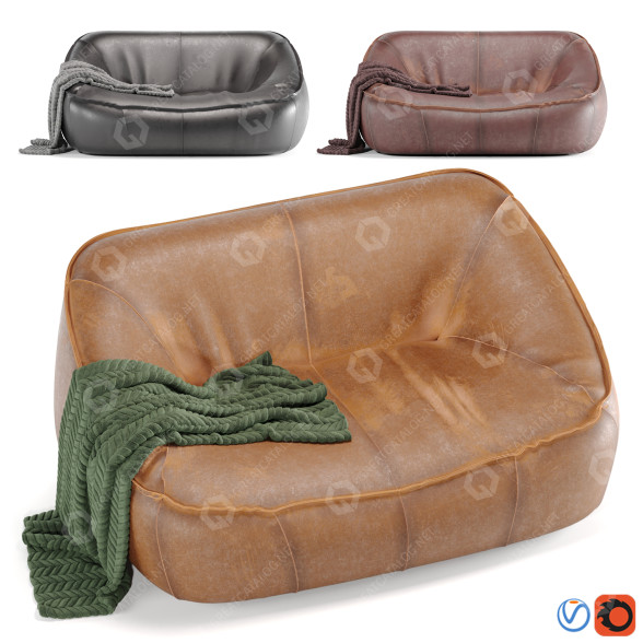 Sofa Montis Ringo Double 3D model