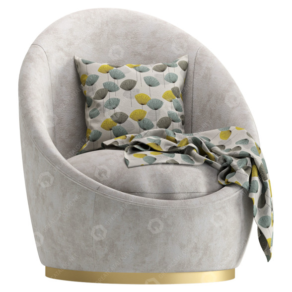 Fauteuil Jonathan Adler Ether Swivel modèle 3D