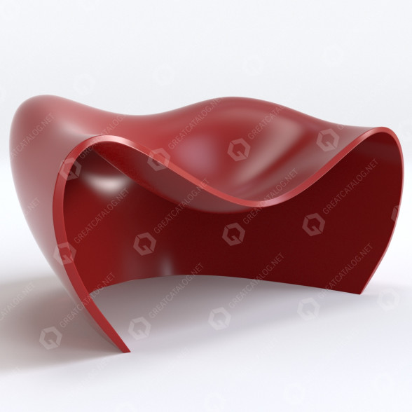 Fauteuil Lovely by Parri modèle 3D