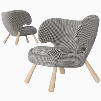 Sessel  Finn Juhl Pelican 3D-Modell