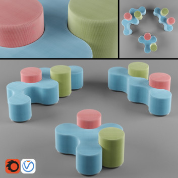 Séances pour enfants  Cluster Modèle 3D