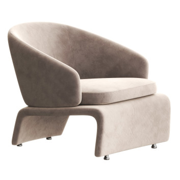 Sessel  Minotti Halley 3D-Modell