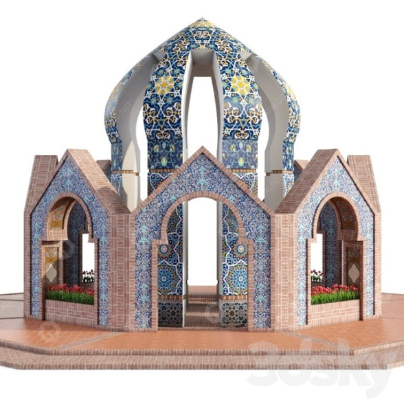 Pomnik Martyrs Tomb model 3D