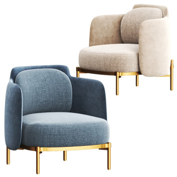 Sessel  Minotti Tape 3D-Modell