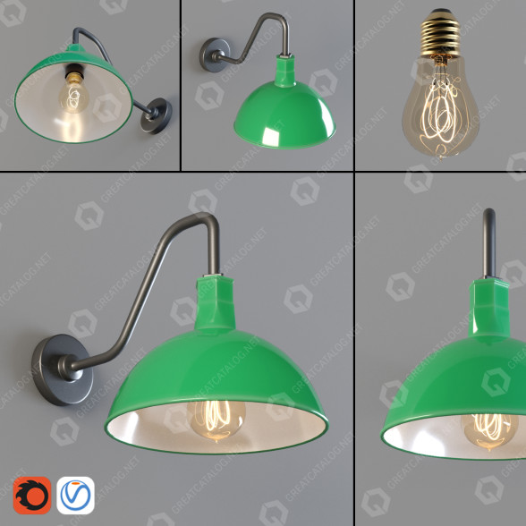 Бра Light Fixture 3D модель