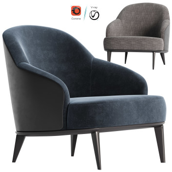 Sessel  Minotti Leslie 3D-Modell
