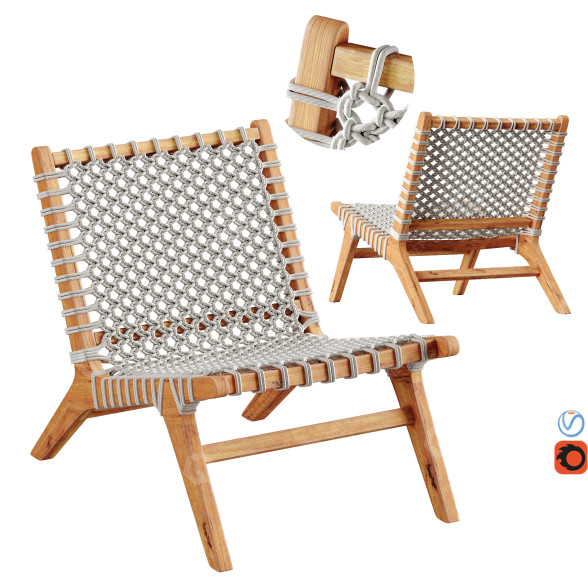 Sessel Nairobi Garden 4 3D-Modell