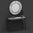 Туалетний столик Midford and Round Mirror - Hemase