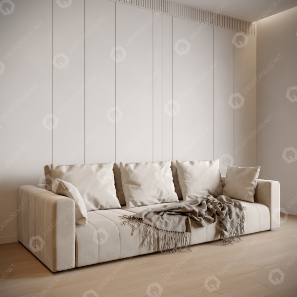 Sofa Shedevr Worm 3D model