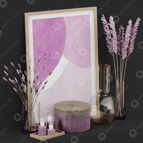 Dekoracje Set 2 model 3D