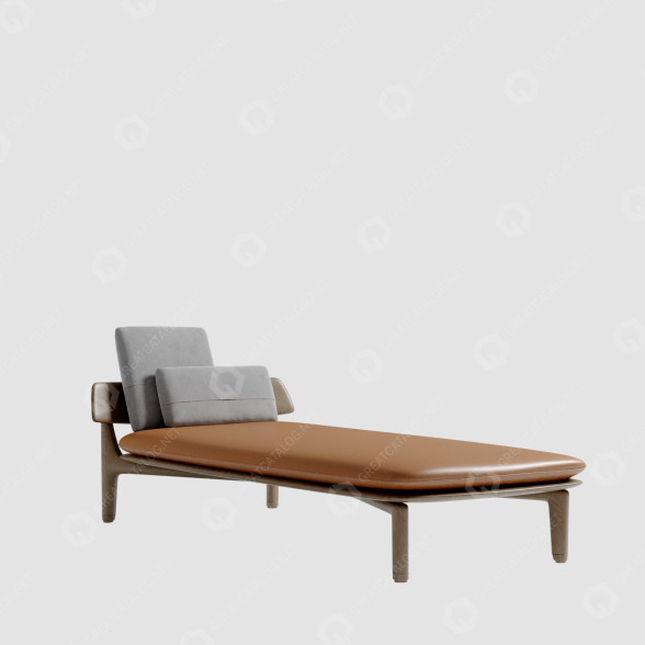 Chaise Longue Baxter Himba 3D-Modell