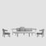 Sofa, Sessel und Couchtisch Baxter Himba - Content-GC