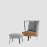 Sessel und Ottomane Baxter Pedro - Content-GC