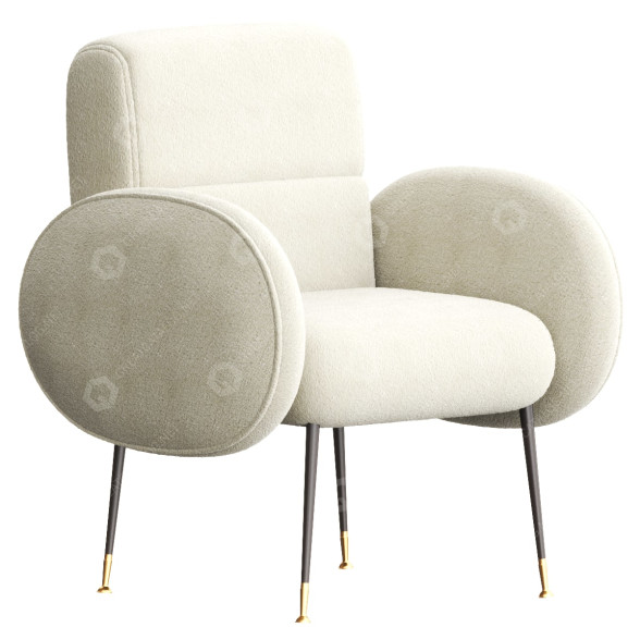 Armchair Essential Home Marco 3D model
