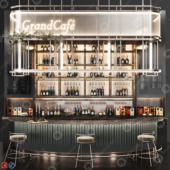 Бар Cafe 05 3D модель