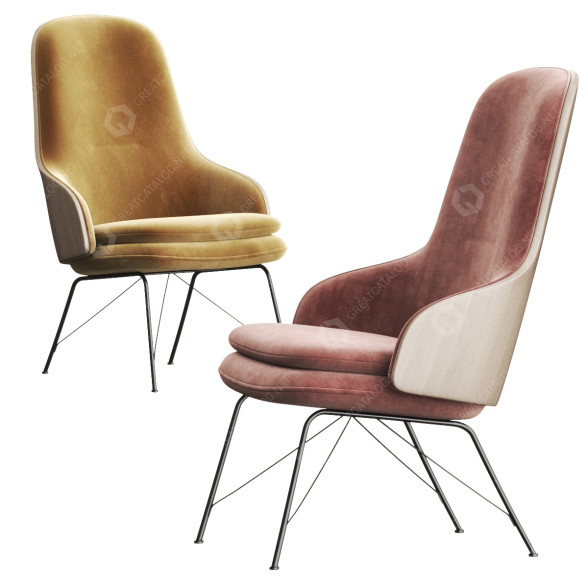 Armchair Zanotta Judy 3D model