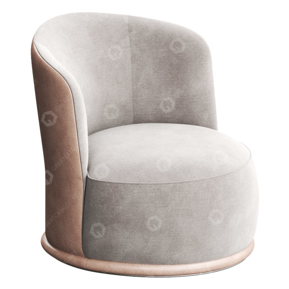 Armchair Turri Blues 3D model