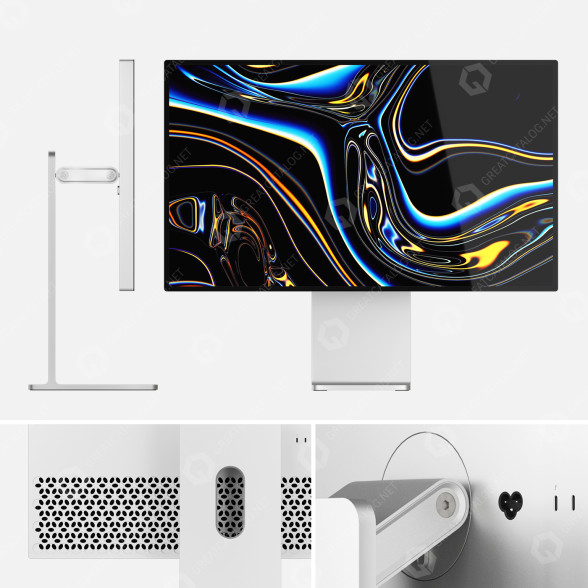 Monitor Apple Pro Display XDR 3D model